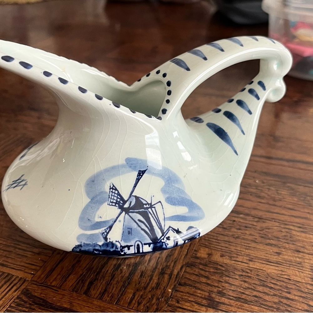 Vintage Delft Ceramic creamer